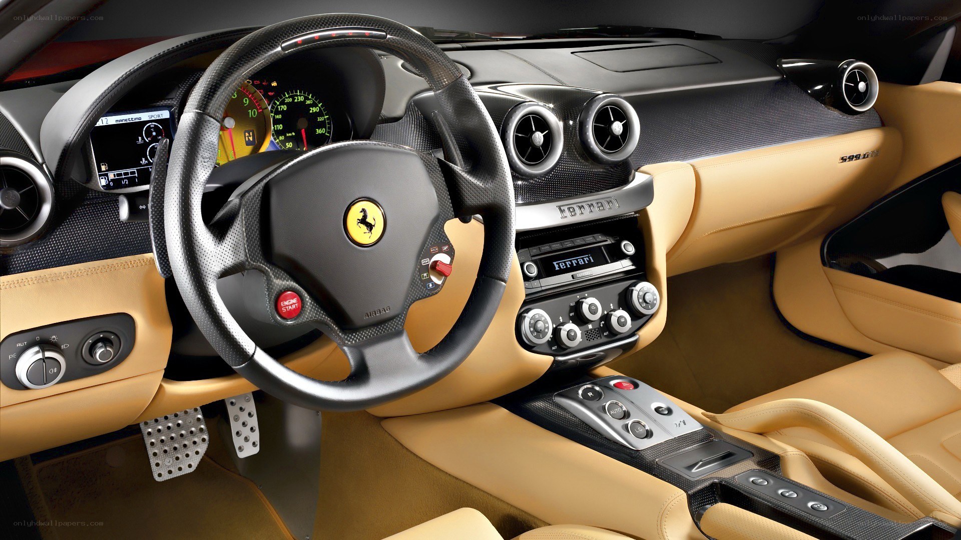Ferrari 599 GTB interior