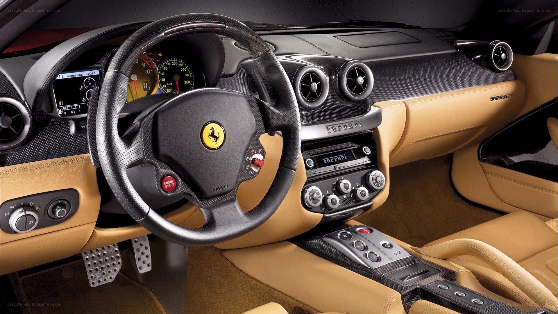 Ferrari 599 GTB interior