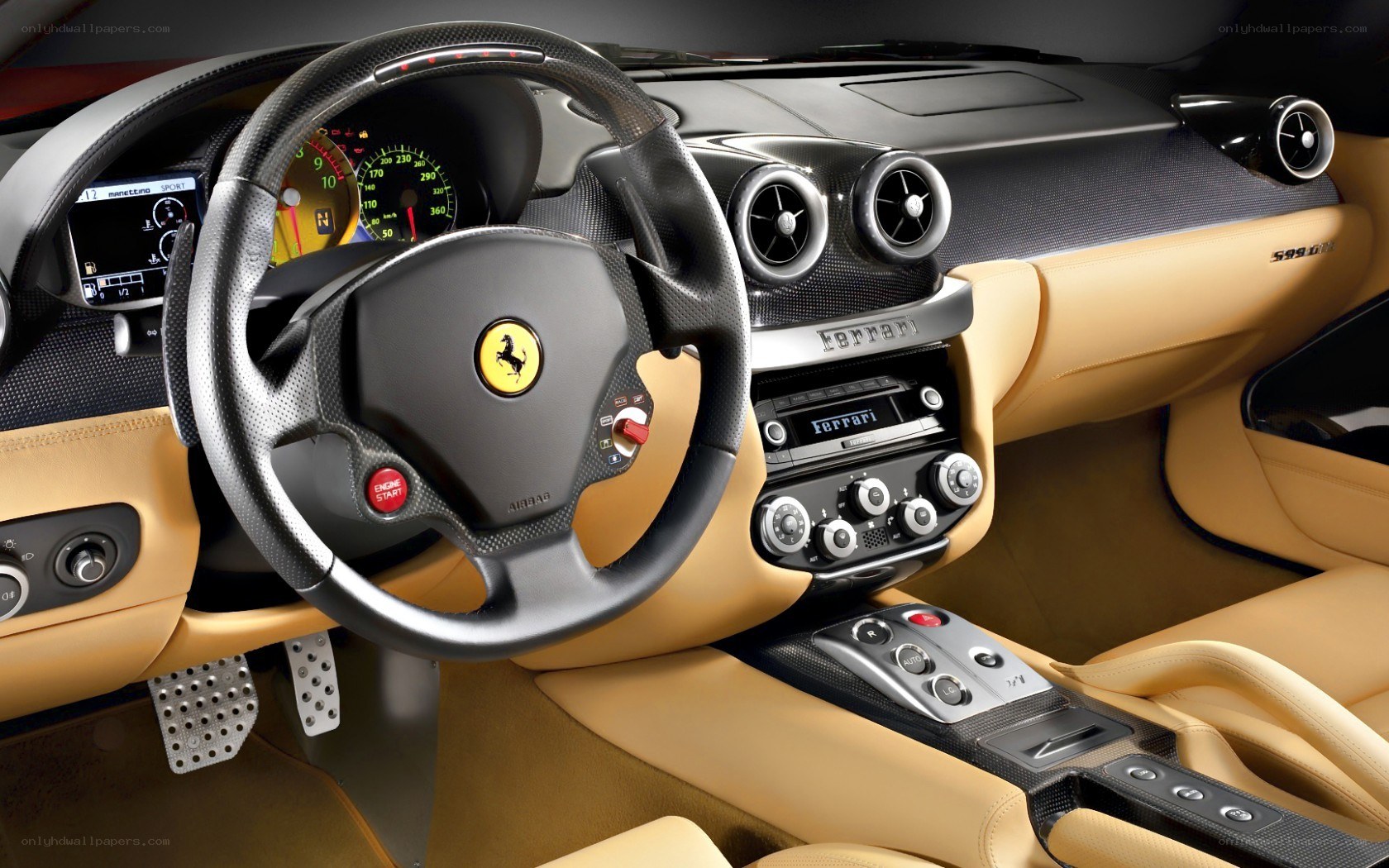 Ferrari 599 GTB interior