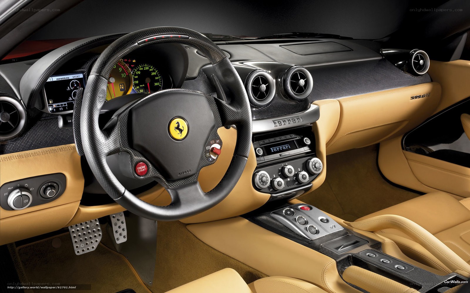 Ferrari 599 GTB interior