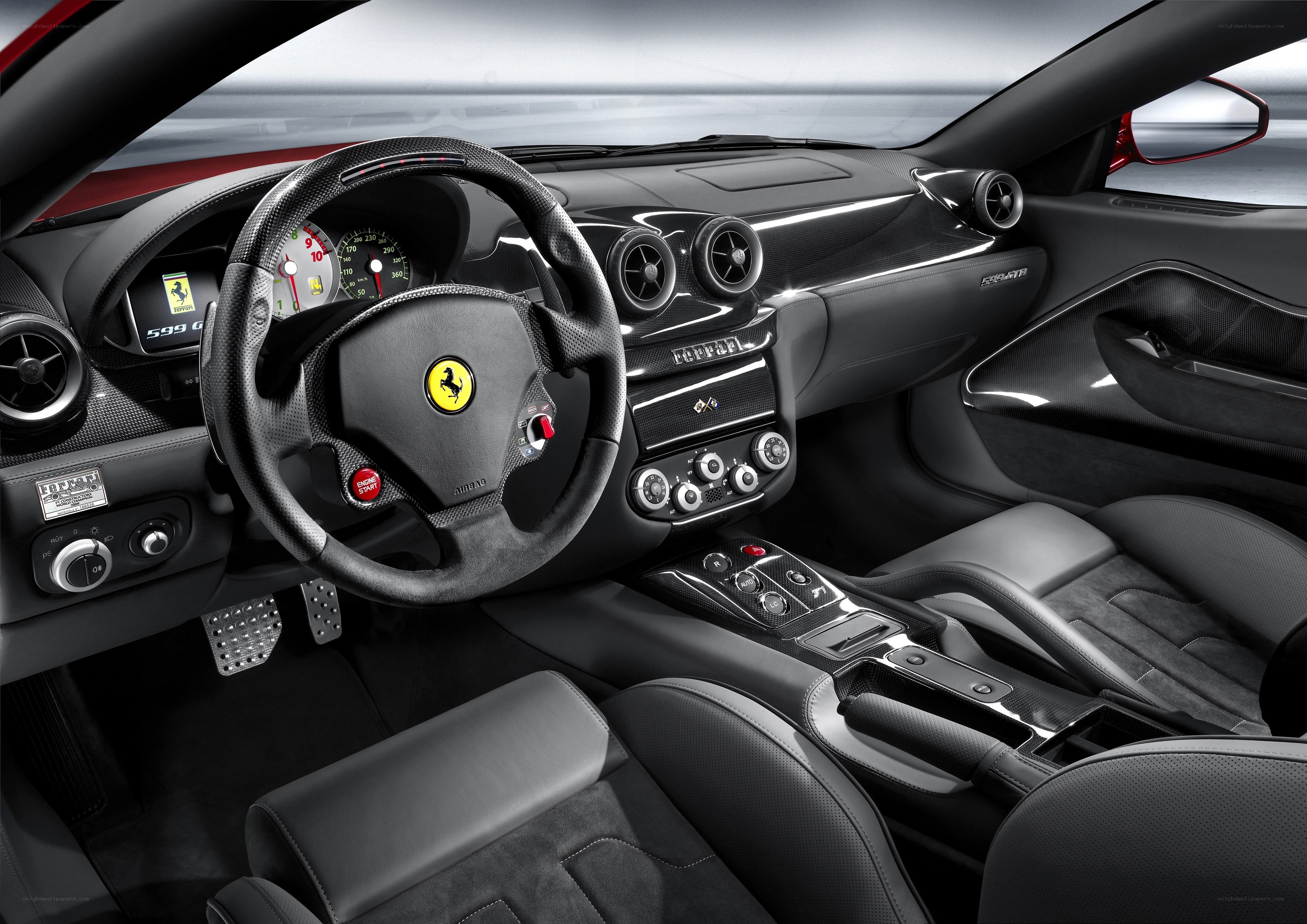 Ferrari 599 GTO interior
