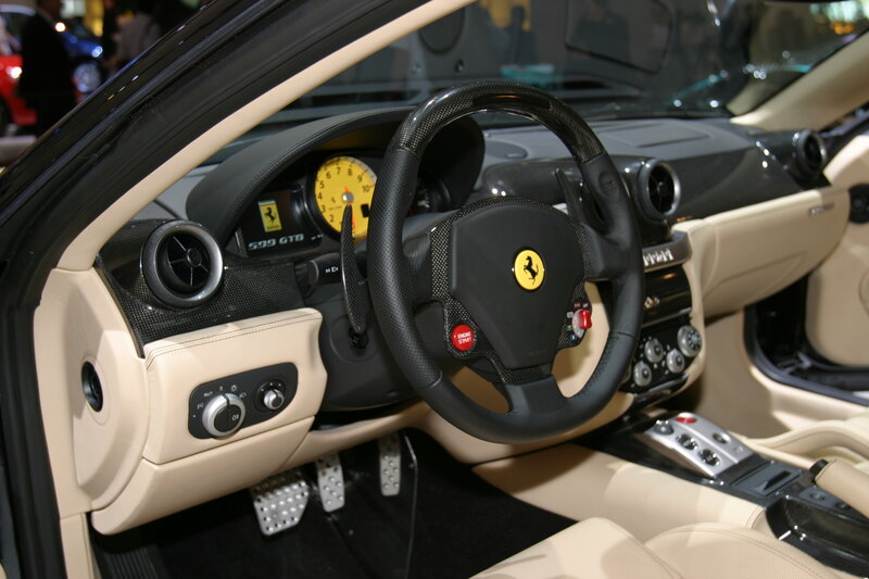Ferrari 599 GTO interior