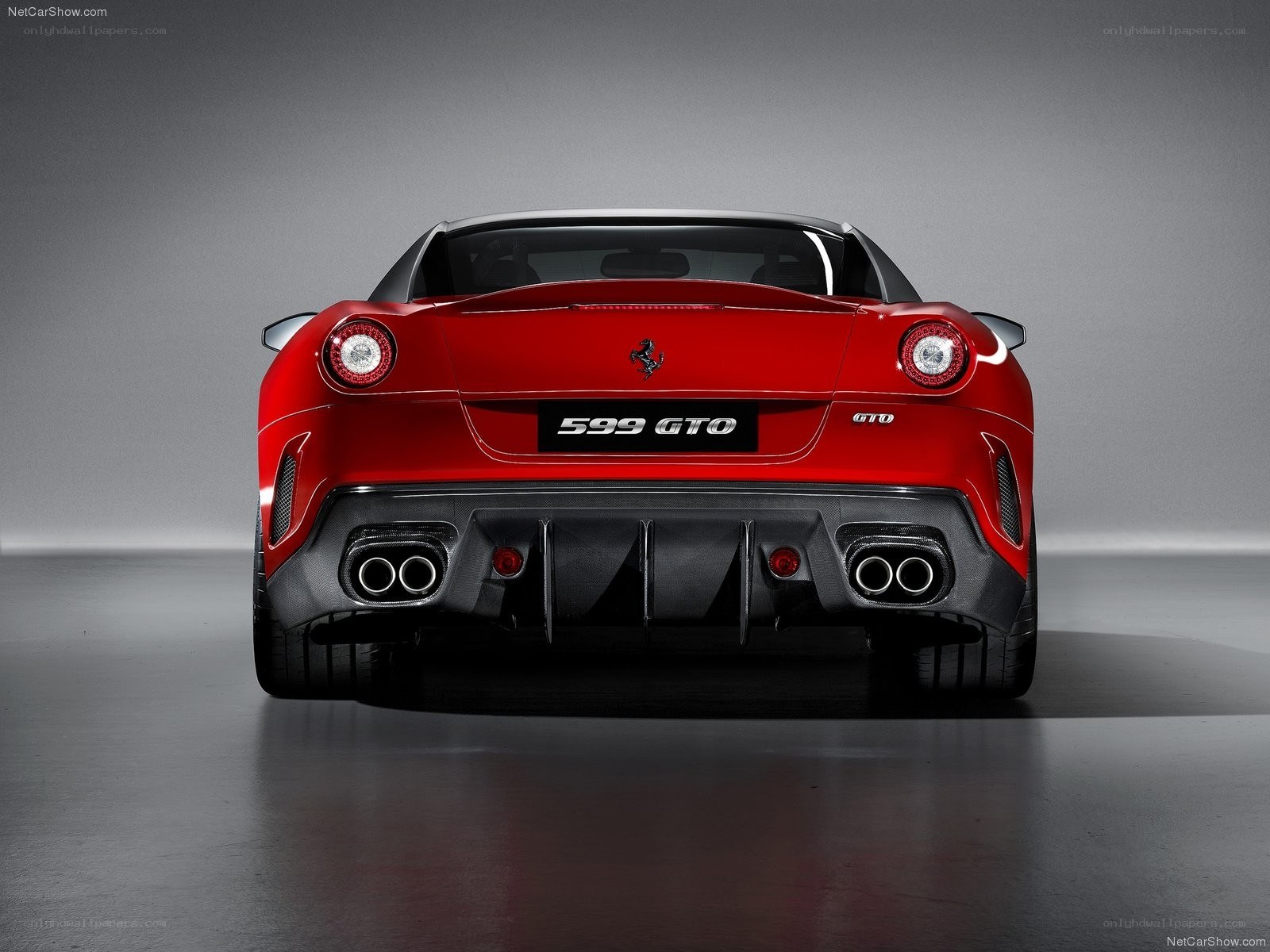Ferrari 599 GTO rear view