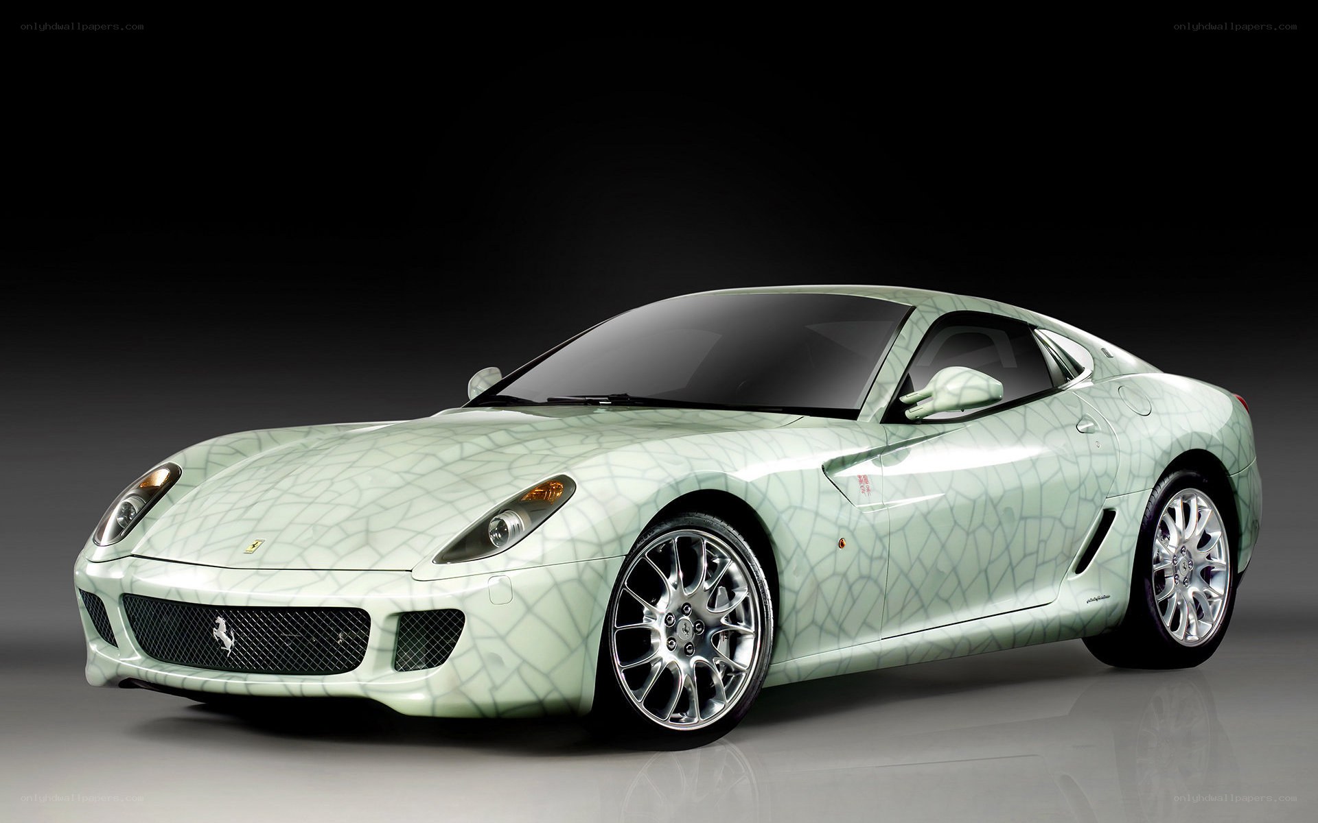 Ferrari 599 with crackle paint