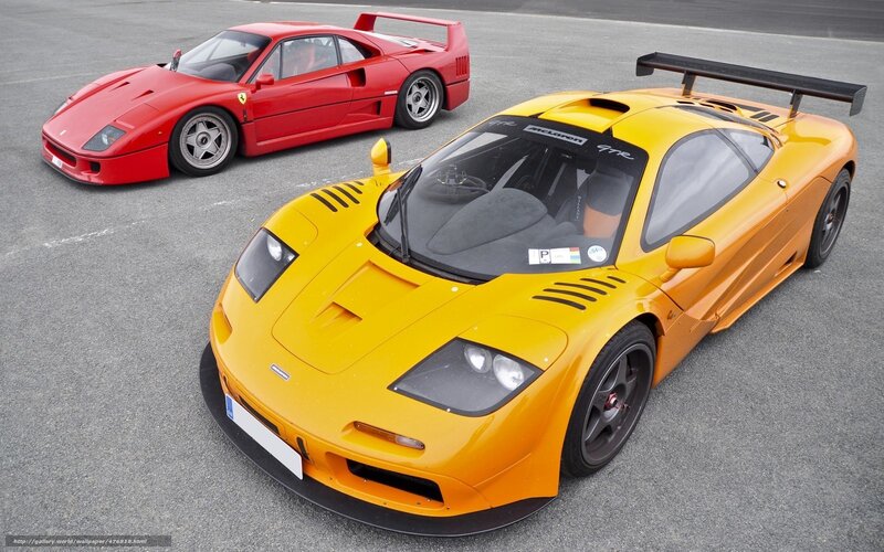 Ferrari and McLaren supercars
