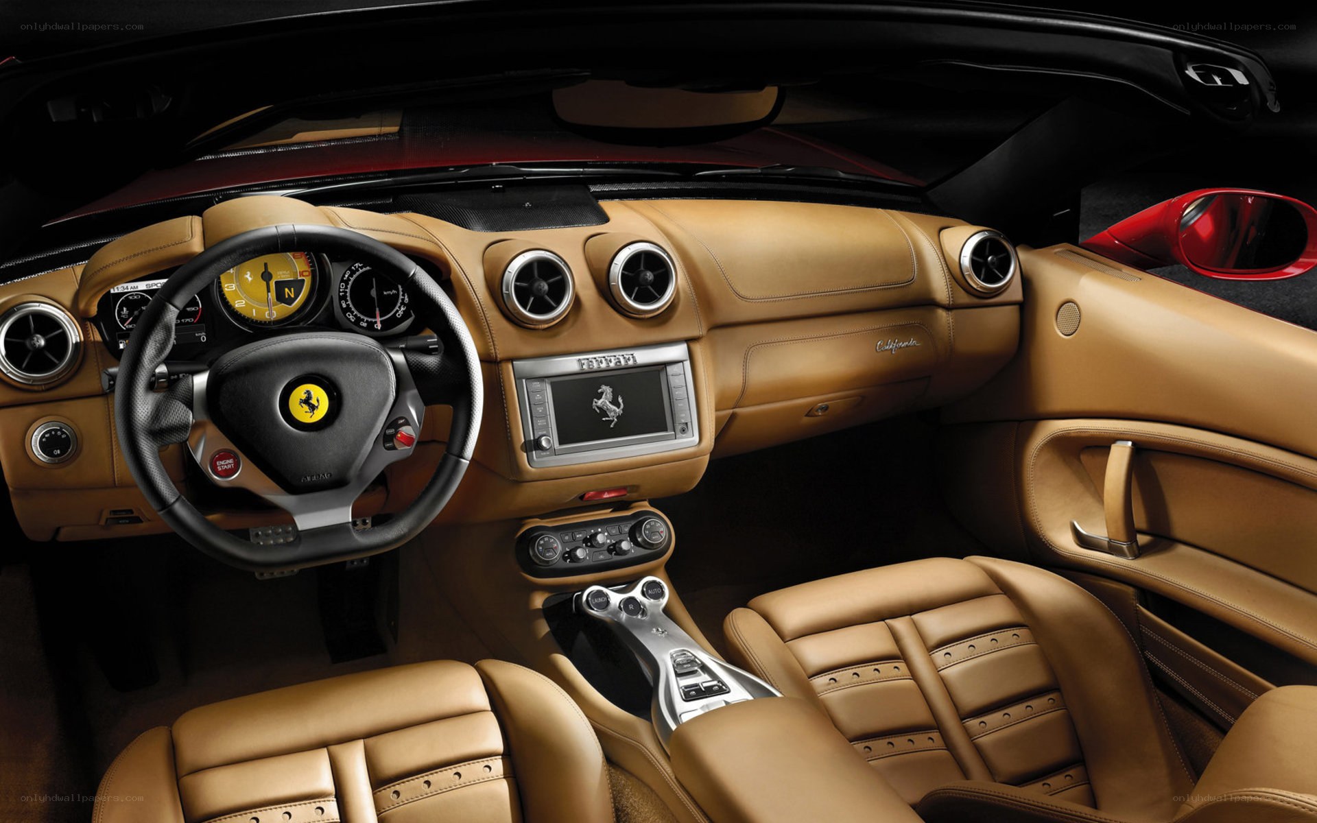 Ferrari California interior