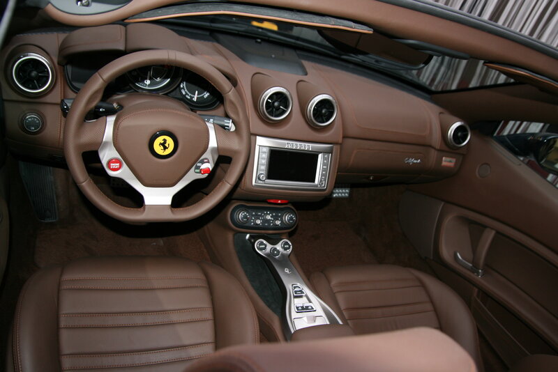 Ferrari California Interior — Brown
