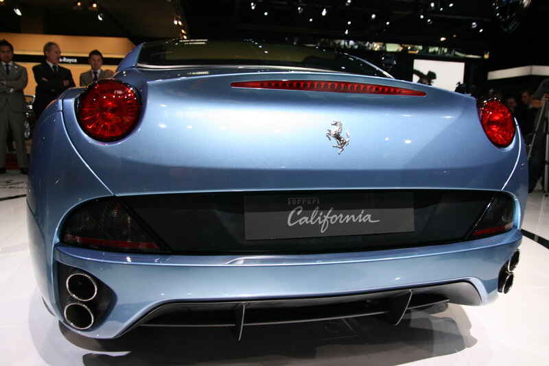 Ferrari California rear view