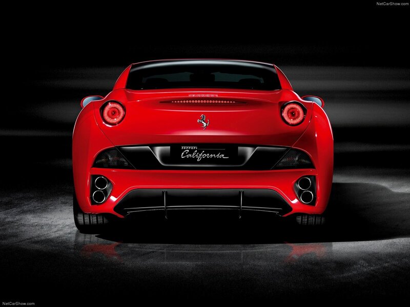 Ferrari California rear view