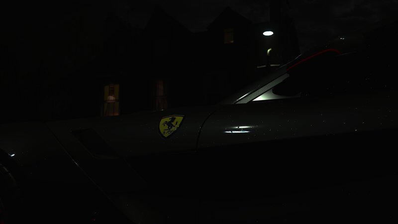 Ferrari Car at Night