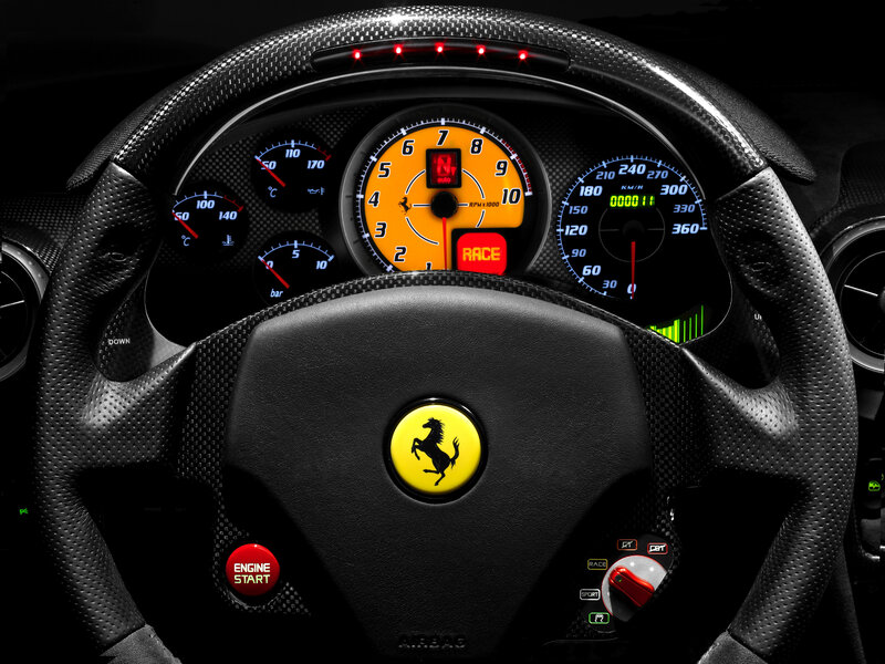 Ferrari Car Dashboard