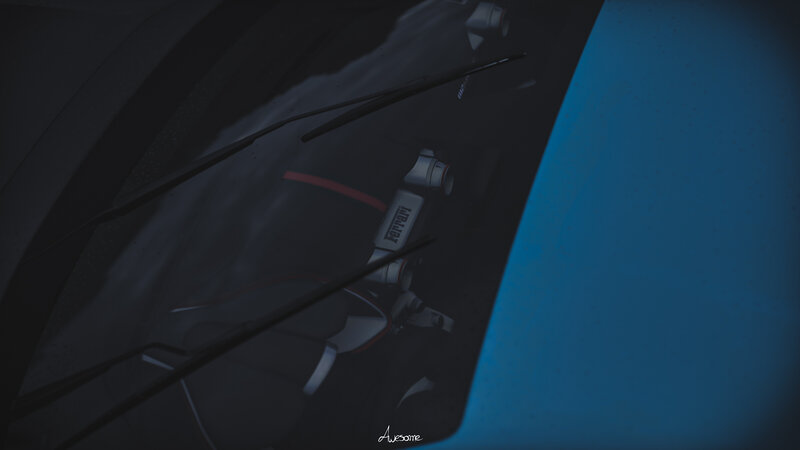 Ferrari Car Interior — Black, Dark