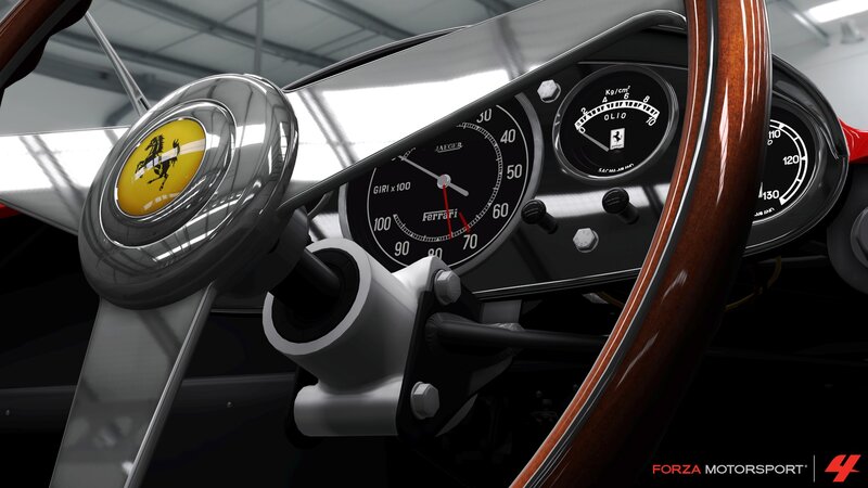 Ferrari Car Interior — Black
