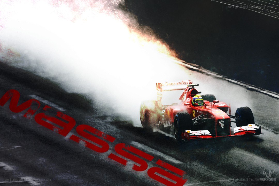 Ferrari car on track
