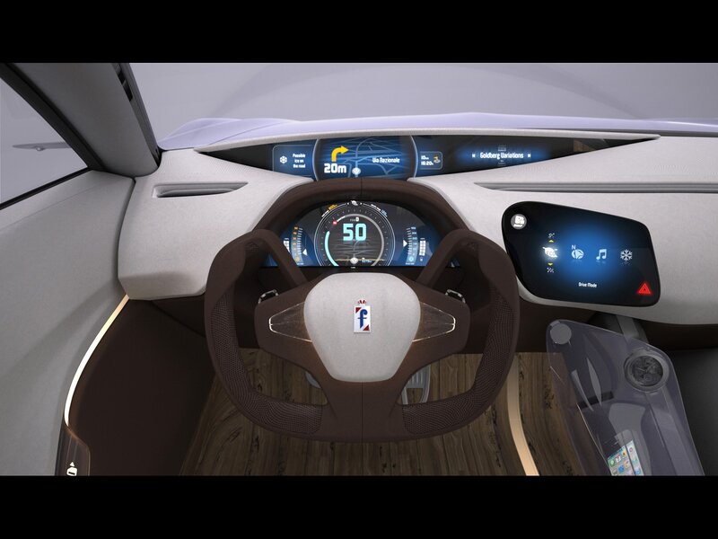 ferrari concept car interior