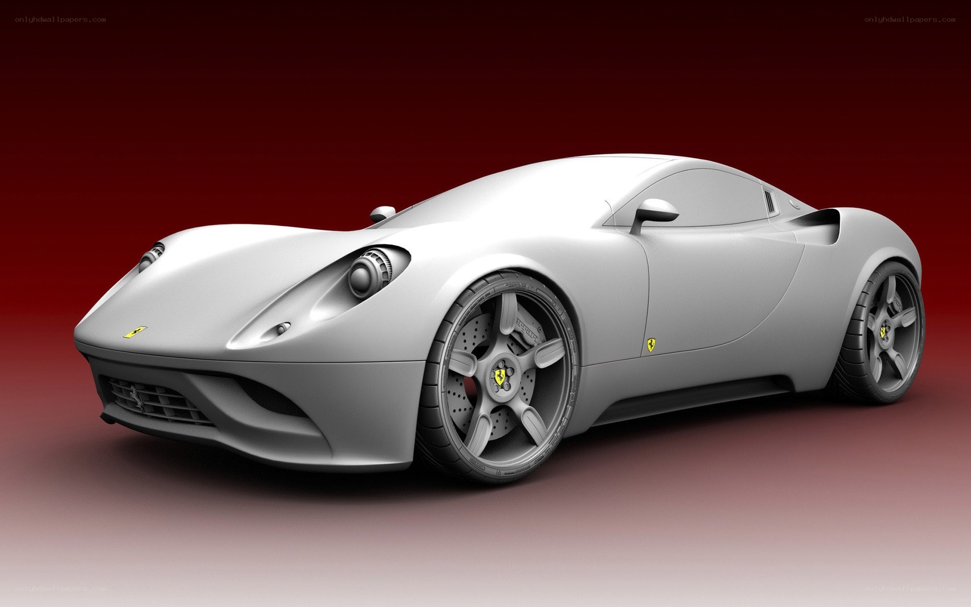 Ferrari concept car render