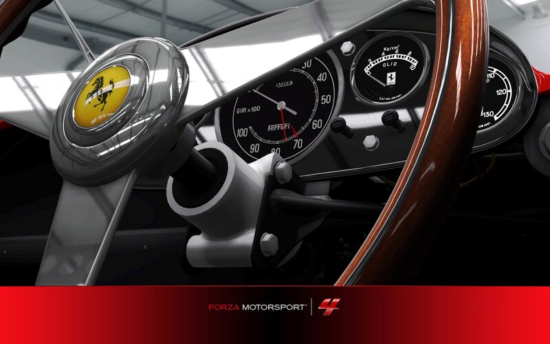 Ferrari dashboard in Forza Motorsport