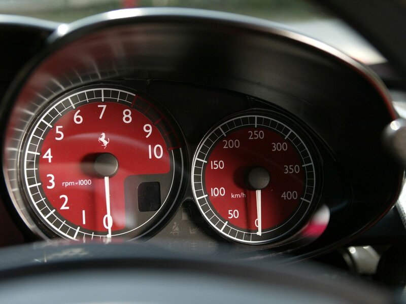 Ferrari Dashboard — Red