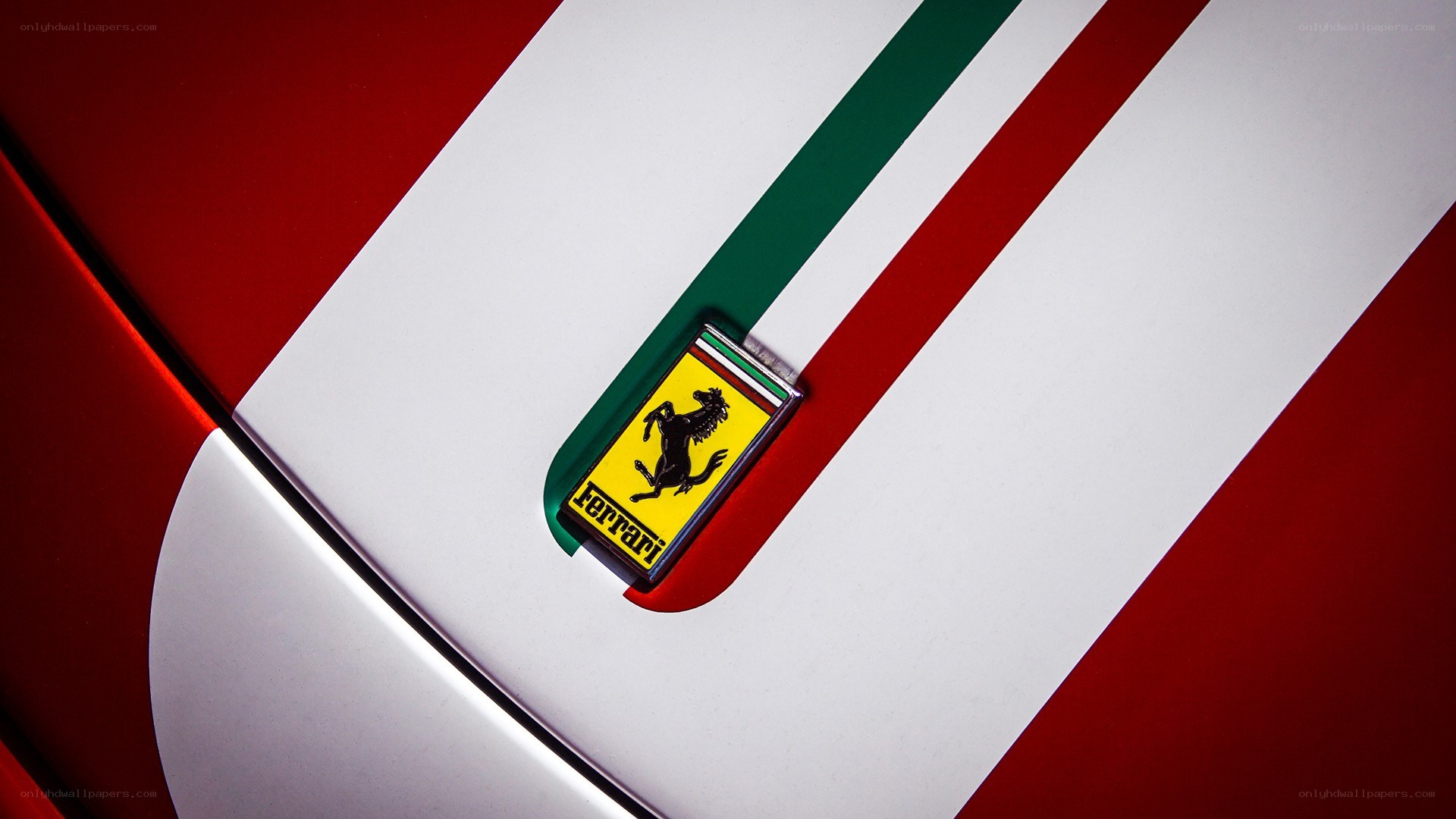 Ferrari emblem on car