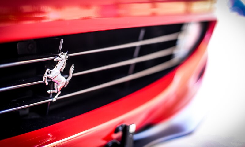 Ferrari Emblem on Grille