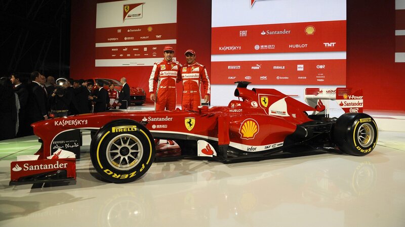 Ferrari F1 Car and Drivers
