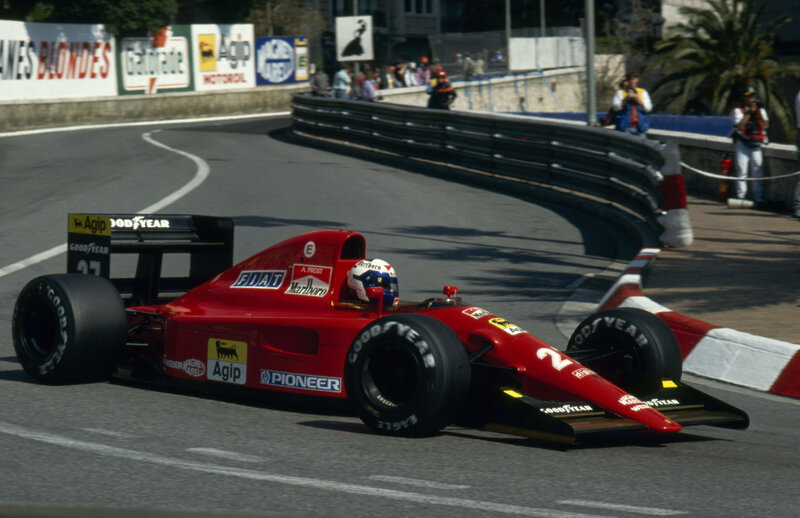 Ferrari F1 car on track