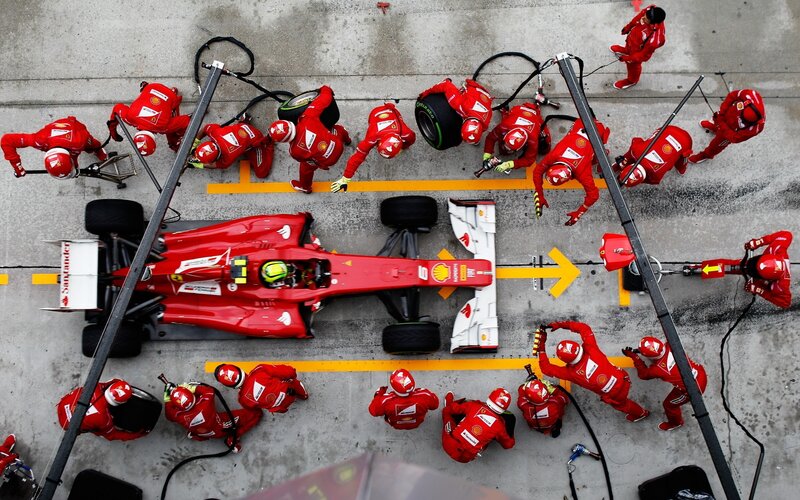 Ferrari F1 Pit Crew