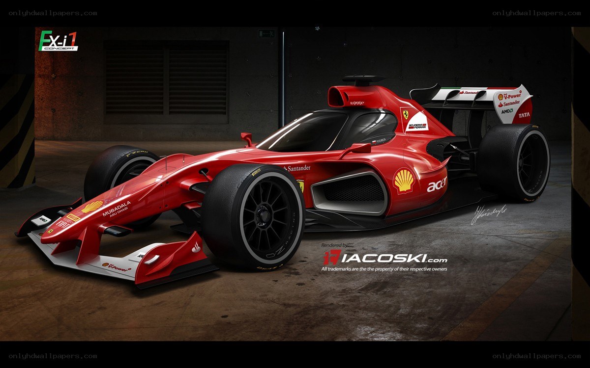 Ferrari F1 race car concept