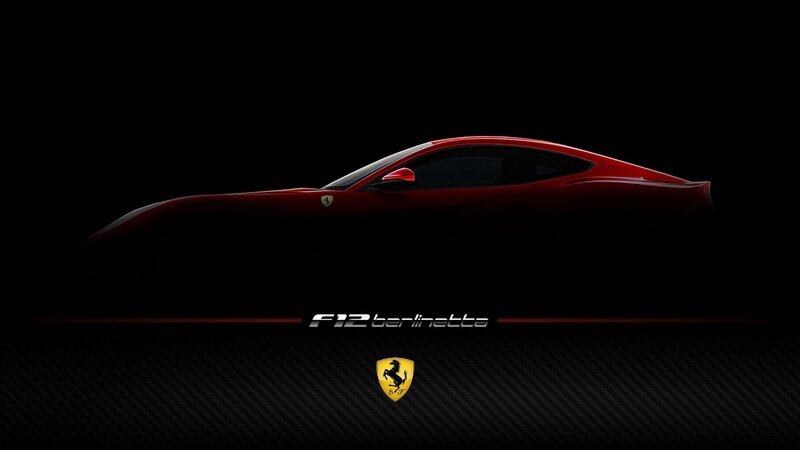 Ferrari F12 Berlinetta silhouette