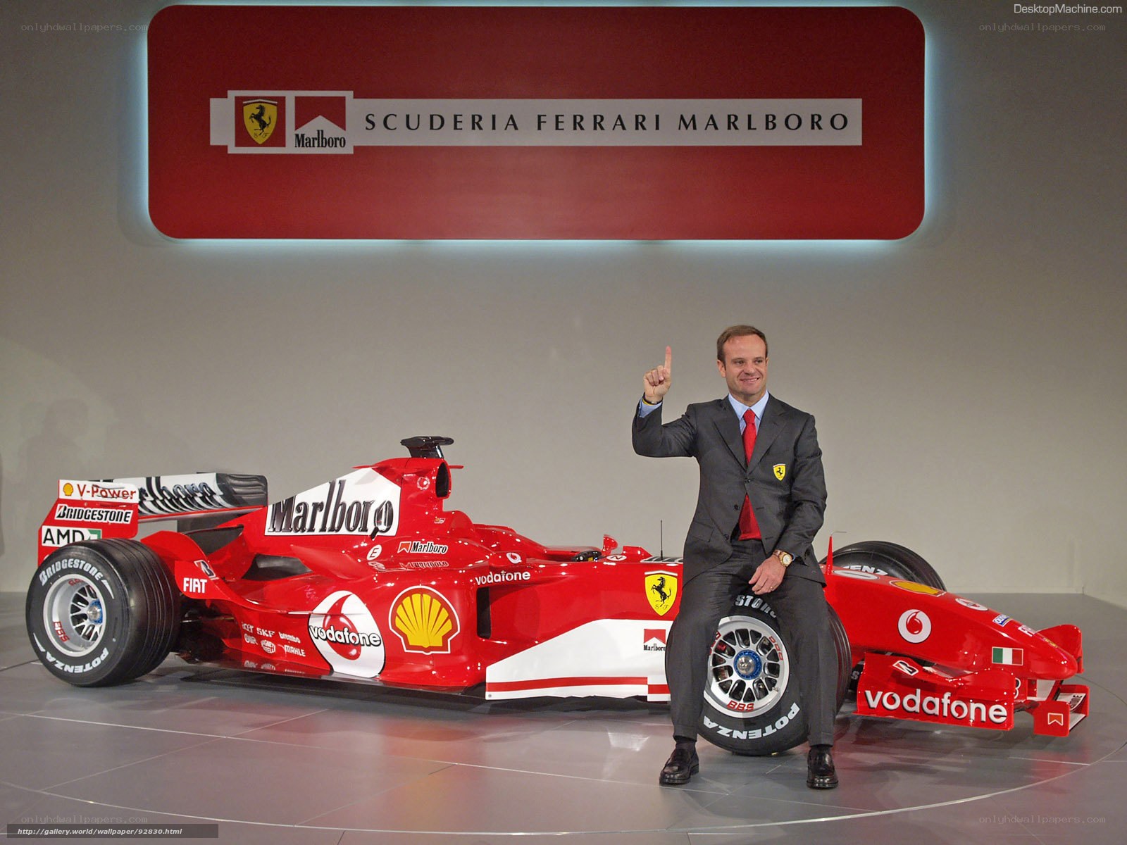 Ferrari F2004 car reveal