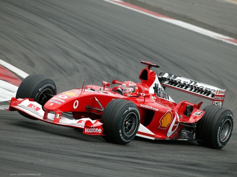 Ferrari F2004 in action