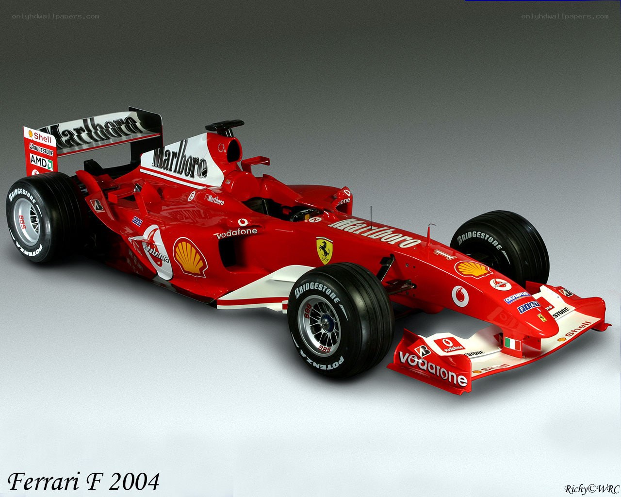 Ferrari F2004 race car
