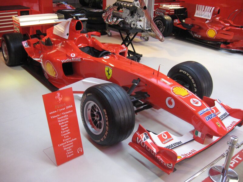 Ferrari F2004 race car