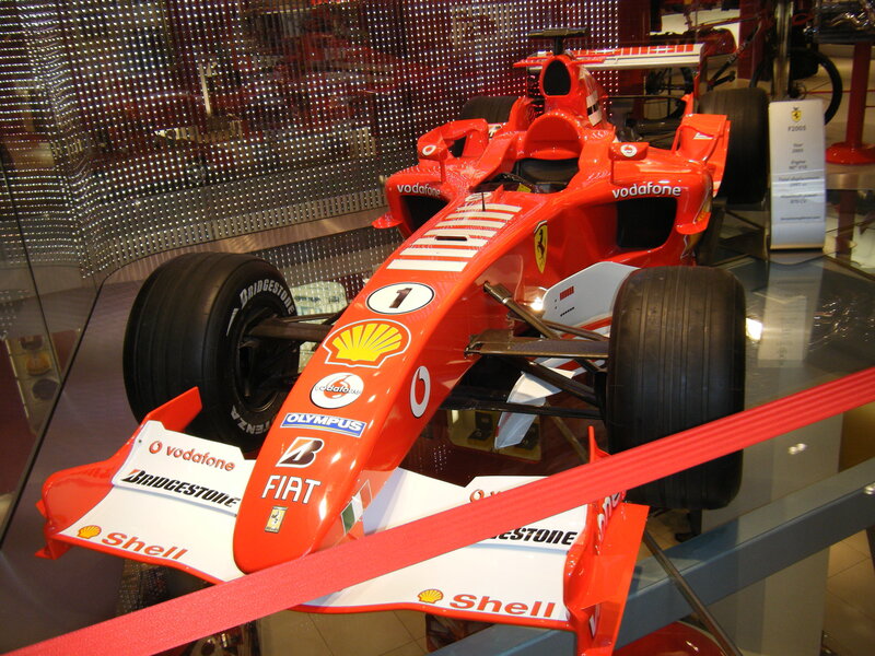 Ferrari F2005 race car