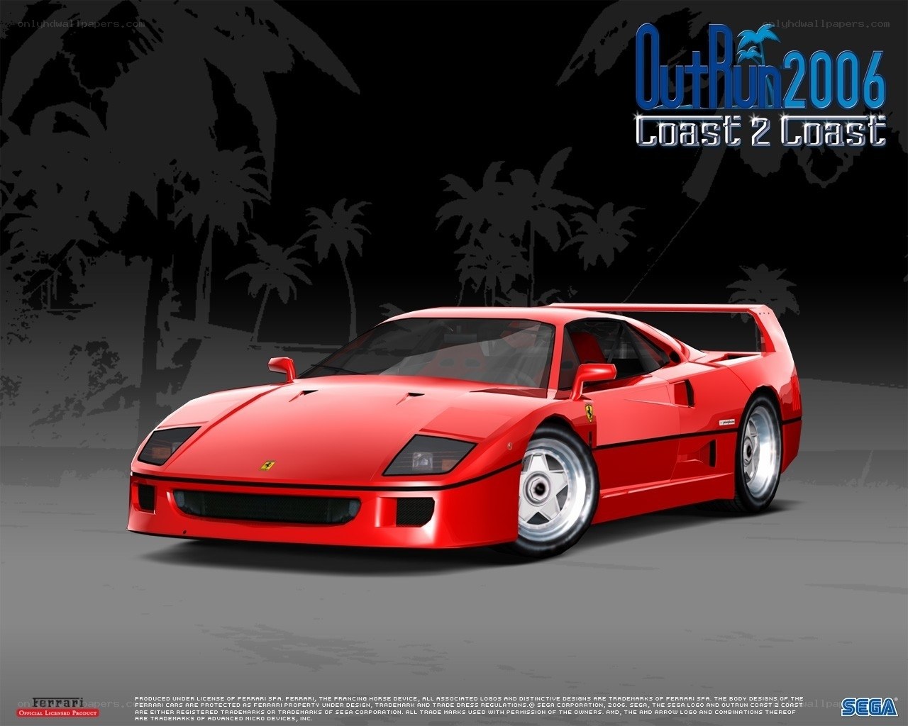 Ferrari F40 in OutRun 2006