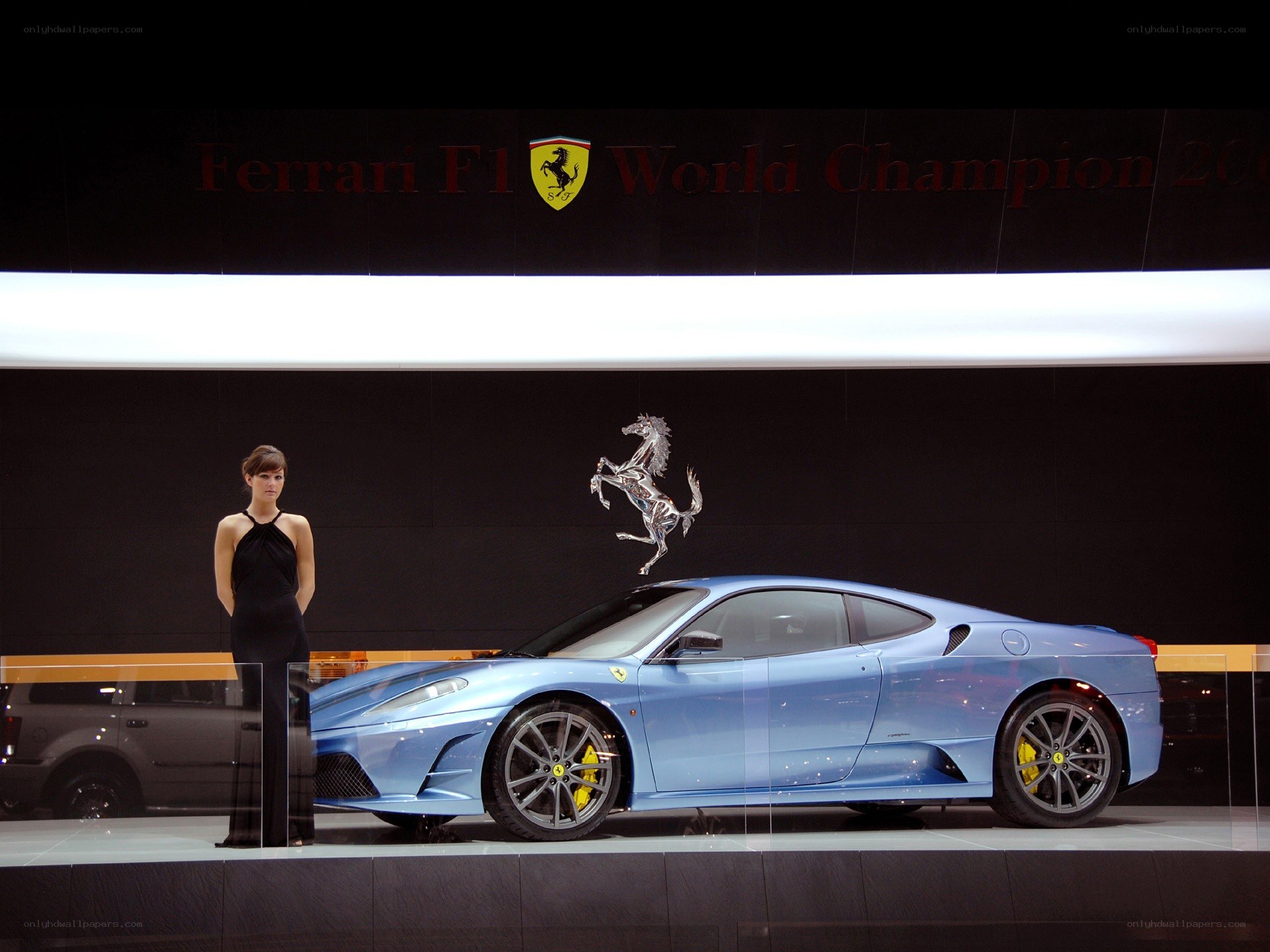 Ferrari F430 at auto show