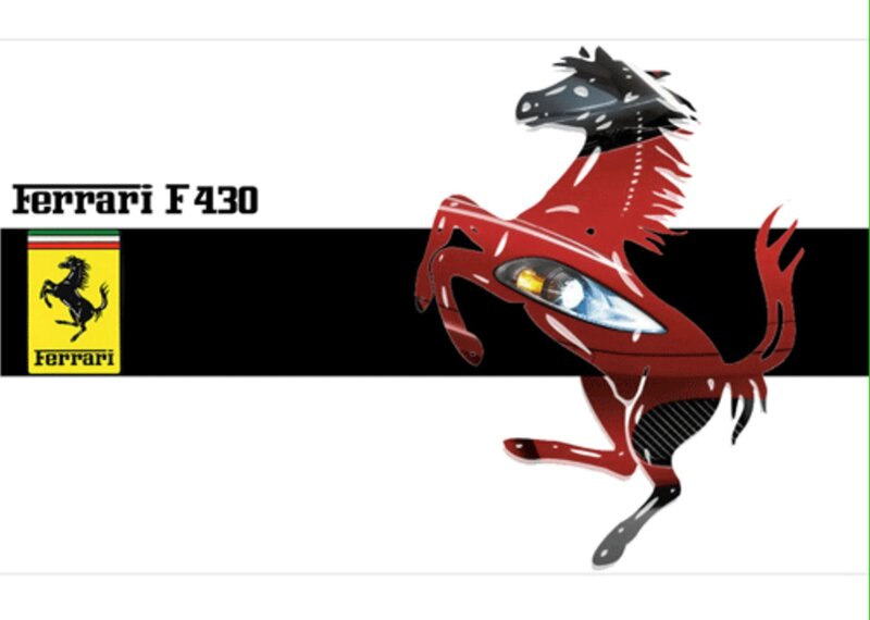 Ferrari F430 logo art