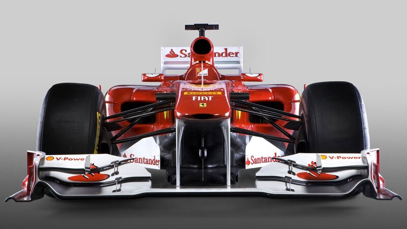 Ferrari Formula 1 car front view