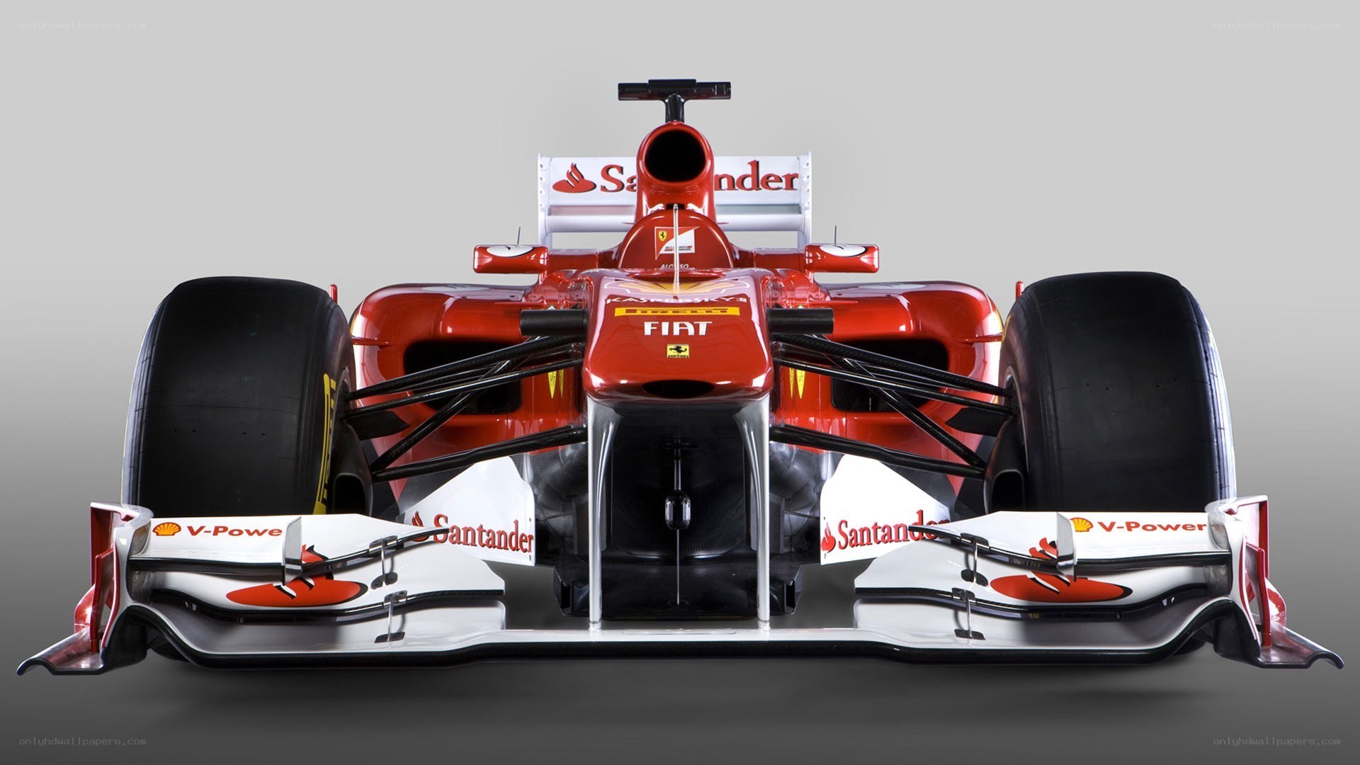 Ferrari Formula 1 car front view