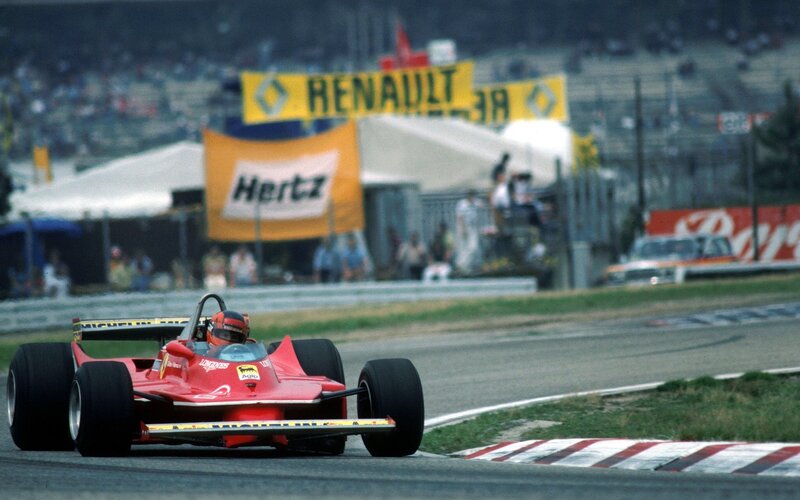 Ferrari Formula 1 car on track