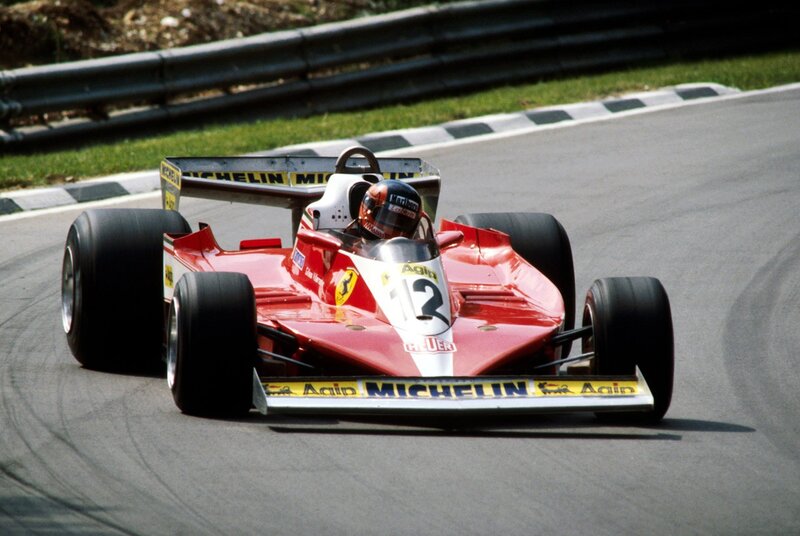 Ferrari Formula 1 car on track