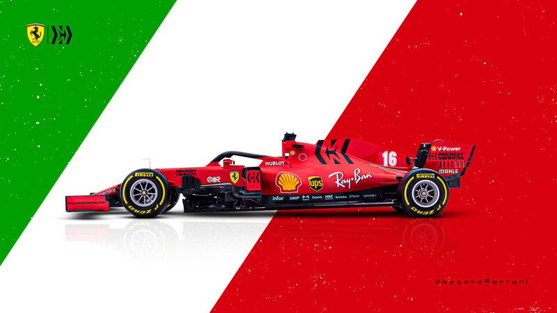 Ferrari Formula 1 Car — Red, Dynamic