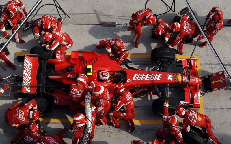 Ferrari Formula 1 Pit Crew
