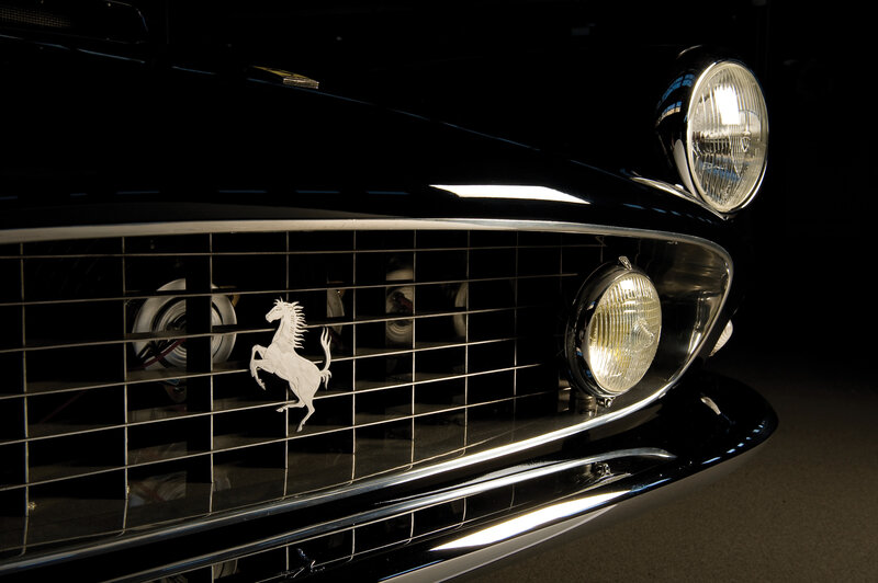 Ferrari front grille close-up