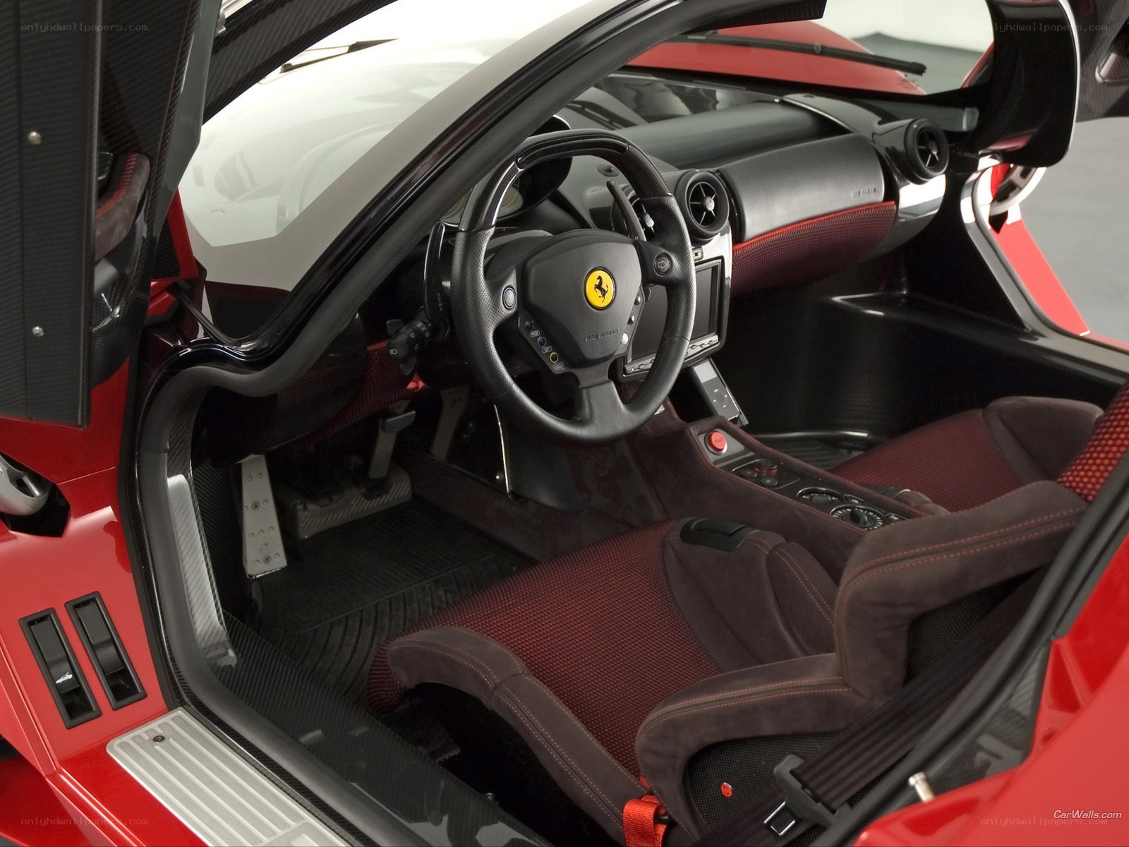 Ferrari FXX interior cockpit