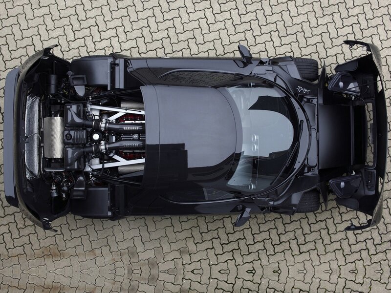 Ferrari FXX K from above
