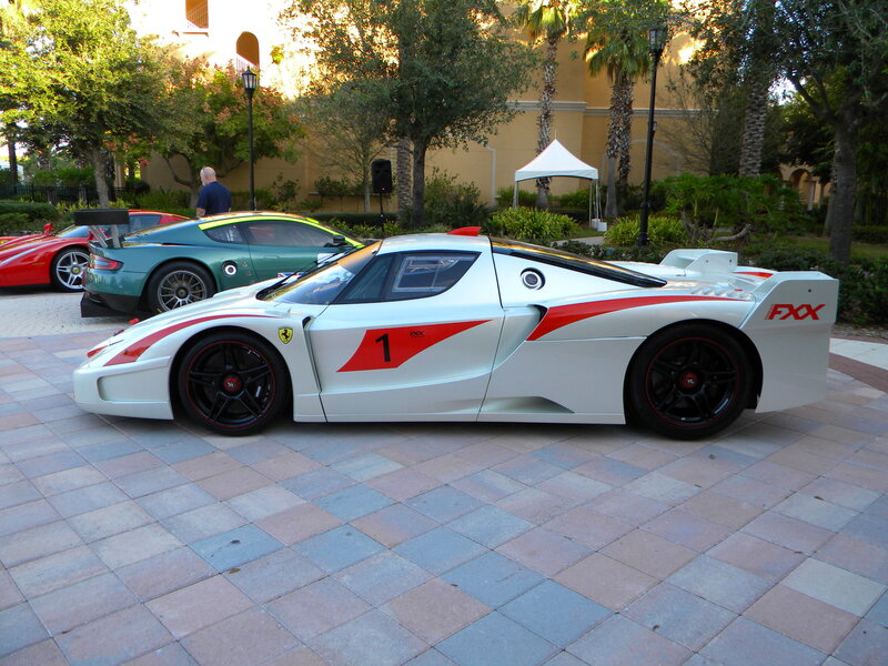 Ferrari FXX race car display