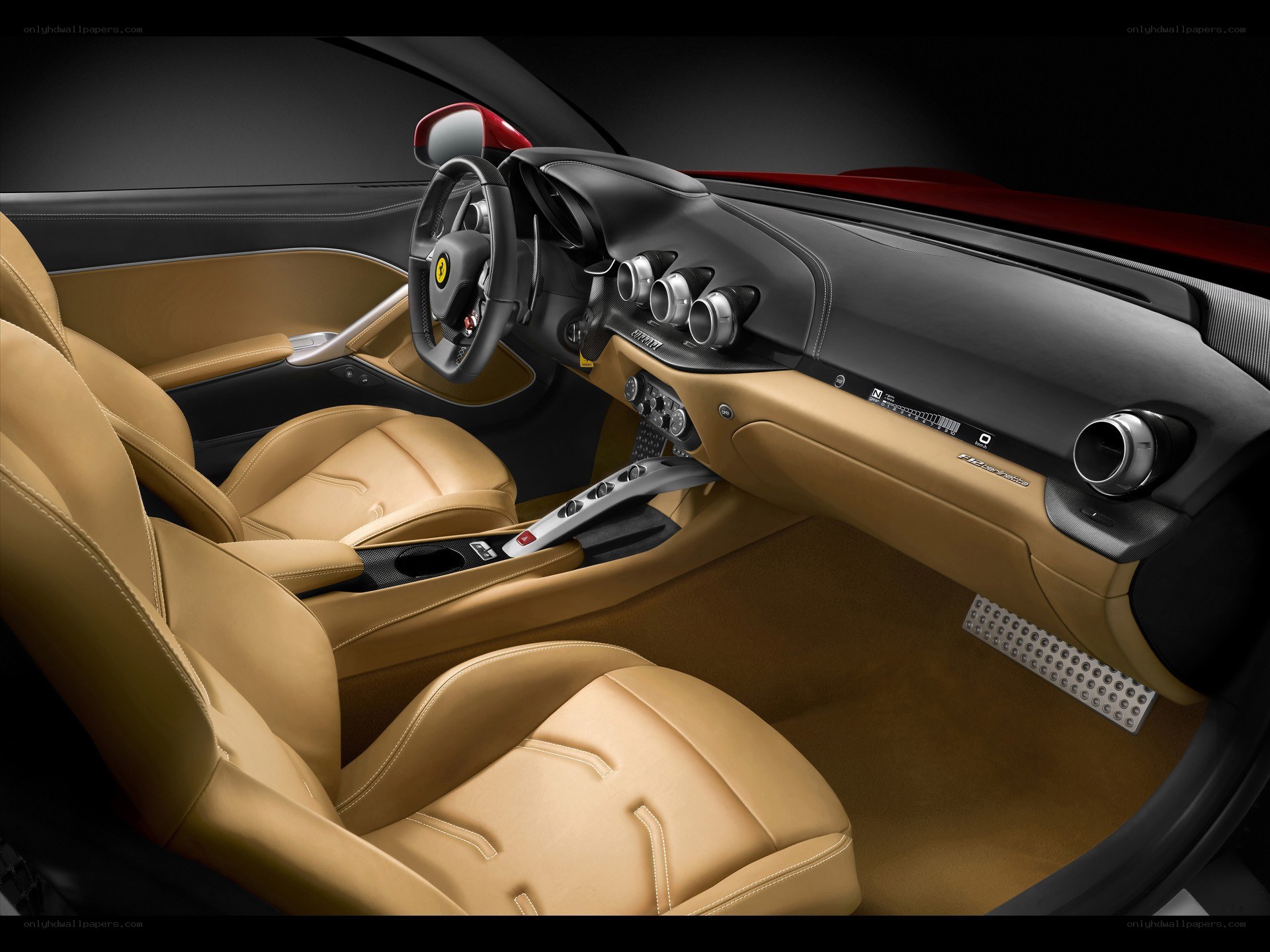 Ferrari interior cockpit