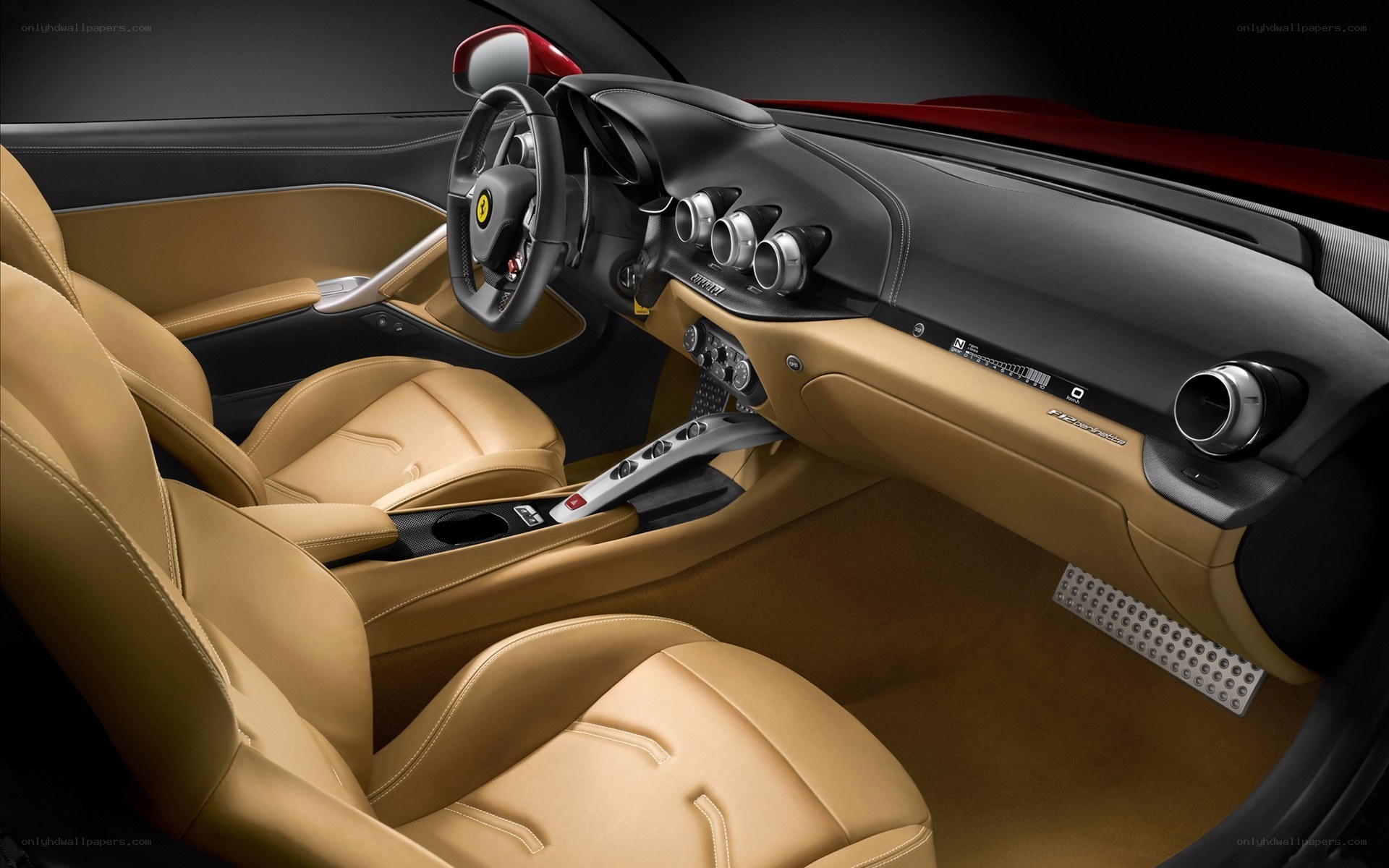 Ferrari interior cockpit