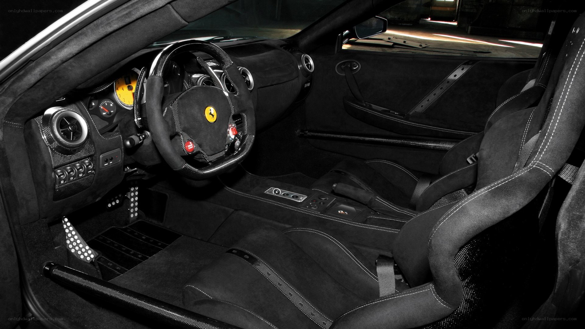 Ferrari interior cockpit